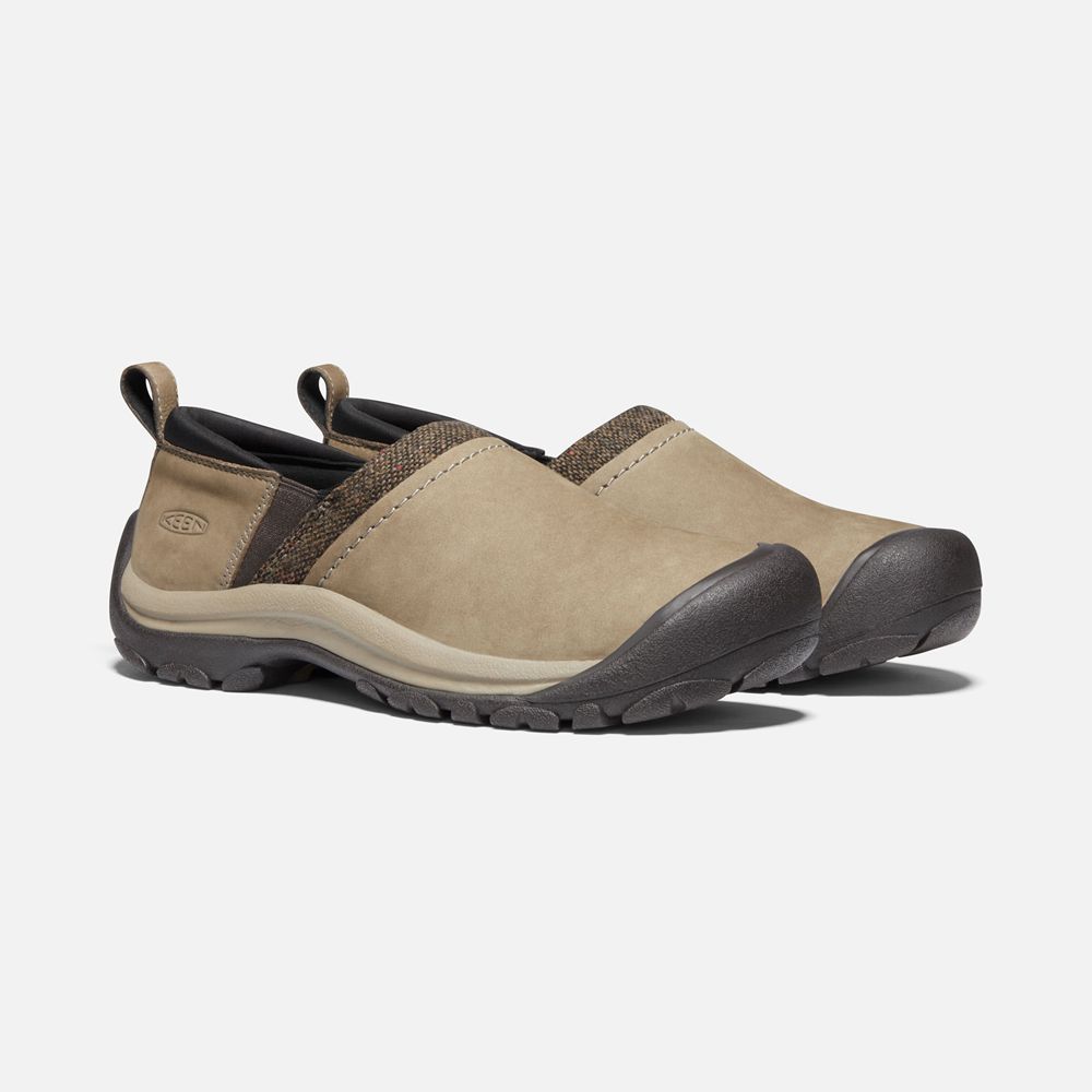 Keen Slip-On Dames Khaki/Zwart - Kaci Ii Winter - 75308-FIMU